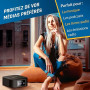 KLIM Boombox E1 - Poste Radio CD Portable - Extra Bass avec Subwoofer - Radio FM, CD, Bluetooth, USB, Bluetooth, MP3 - Mode Fila