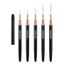 Sularpek 5 Pièces Pinceau Nail Art Ongles, Pinceaux Nail Art Liner Ultra Fin, Pinceau Liner Ongle pour Les Lignes Longues, Détai