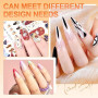 Sularpek 5 Pièces Pinceau Nail Art Ongles, Pinceaux Nail Art Liner Ultra Fin, Pinceau Liner Ongle pour Les Lignes Longues, Détai