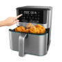 Cecotec Friteuse sans Huile de 8 L Cecofry Supreme 8000. Air Fryer de 1800 W, 10 Menus, Technologie Perfect Cook, Température Ré