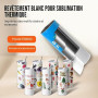 VEVOR Gobelets Thermos à Sublimation de 59 cL, 24PCs, Fins et Droits, Bouteille Sublimable en Acier Inoxydable, Vierges, à Doubl