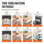 VEVOR Gobelets Thermos à Sublimation de 59 cL, 24PCs, Fins et Droits, Bouteille Sublimable en Acier Inoxydable, Vierges, à Doubl