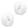 Lot de 2 pièces de rechange pour Sodastream - Écrou de rechange - Compatible avec Sodastream Crystal 1.0 et 2.0, Jet, Spirit, Ea