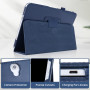 Tablettes Coque pour Samsung Galaxy Tab E 9.6 inch 2015 (SM-T560 T561 T565 T567V),Full De Protection Multi-Angle Debout Etui Cui
