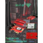 Carte WiFi 5400Mbps PCIe WiFi 6E Bluetooth5.3, Intel WiFi 6E AX210, Tri-Bandes (6GHz/5GHz/2.4GHz) Carte WiFi 6 pour PC Win 11/10
