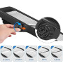 Mandoline Cuisine Coupe Legume Multifonctions - Decoupe Legumes Manuel Professionnelle Cuisine, Réglable en Acier Inoxydable, Ré