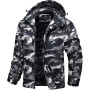 MAGCOMSEN Vestes d'hiver imperméables pour hommes Manteau chaud de ski et de neige Veste de montagne coupe-vent avec capuche amo