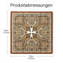 Xvbhaq Foulard carré pour femme - 70 cm x 70 cm - En soie synthétique - Fleurs et différents motifs imprimés - Accessoire élégan