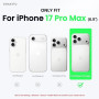 ORNARTO Coque pour iPhone 17 Pro Max (6,9") - Silicone Liquide Anti-Dérapant, Protection Anti-Choc Complète, Intérieur Doux Micr
