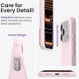 ORNARTO Coque pour iPhone 17 Pro Max (6,9") - Silicone Liquide Anti-Dérapant, Protection Anti-Choc Complète, Intérieur Doux Micr