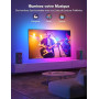 Govee Bande Lumineuse TV, 3,8m Rétroéclairage RGBIC pour TV 55-65 inch, Ruban LED Smart, Bluetooth 2,4G Wi-Fi Contrôle, Fonction