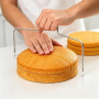 AEVORA Lot d'accessoires de gâteau (61 pièces) Plateau à gâteau rotatif avec douilles en acier inoxydable, poche à douille, spat