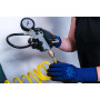 ABAC Pistolet de Gonflage de Pneus 3 Pièces pour Compresseur G-580, Comprenant un Gonfleur de Pneus avec Manomètre et 3 Embouts