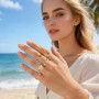 DIELOVEHUA 5 Pièces Bague Acier Inoxydable Femme, Bague Coquillage Etoile de Mer, Bagues Réglables Empilables en Or, Minimaliste