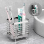 Luxspire Porte-Brosse à Dents Électrique, Support de Brosse à Dents Mural avec Trous de Drainage, Rangement Brosse à Dents en Ac