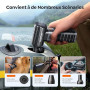 Souffleur Air Comprimé 300000TR/Min, Dépoussiérant Puissant Électrique avec 10500mAh Batterie, Souffleur PC à 4 Vitesses, Bombe