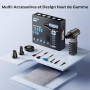 Souffleur Air Comprimé 300000TR/Min, Dépoussiérant Puissant Électrique avec 10500mAh Batterie, Souffleur PC à 4 Vitesses, Bombe