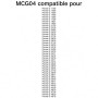 MC-G04 MCG04 5813C001 Cartouche de Maintenance Compatible pour Canon MAXIFY GX1040 GX2040 GX3040 GX4040 Pack 4 Haute capacité