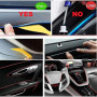El Wire Bande Lumineuse pour intérieur de Voiture, 5 m de Fil néon USB 5 V avec Protection par fusible pour décoration intérieur