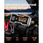 CARHEV Booster Batterie Voiture 7000A, Démarreur de Batterie de Voiture (Jusqu’à 10L Essence & 10L Diesel), 12V Booster Batterie