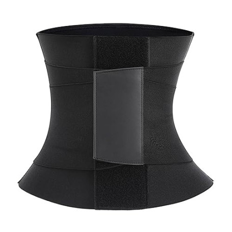 YOSICIL Taille Trainer Ajustable Shape Sculptants Sports Transpiration Ventre Plat Femme 3 Bandes de Scratch Serre Taille Elasti