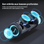 RIENOK Enceinte Portable Bluetooth aux Basses Renforcées, 30H, Bluetooth 5.3, 30W Enceinte Puissante, IPX7, AUX, TF Carte, pour