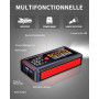 CARHEV Booster Batterie Voiture 5000A, 26800mAh Démarreur Batterie Voiture (Jusqu’à 8.0L Essence & 8.0L Diesel), 12V Portable Ju