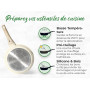 JUST PERFECTO Batterie de cuisine induction Set de casseroles avec couvercle - Casserole tout feux - Poêle anti-adhésive - Poêle