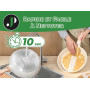 JUST PERFECTO Batterie de cuisine induction Set de casseroles avec couvercle - Casserole tout feux - Poêle anti-adhésive - Poêle