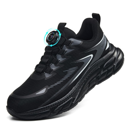 QCCQ Chaussures de Sécurité Hommes Femmes Légère Baskets de Securite Embout Acier Protection Chaussures de Travail Anti-Perforat