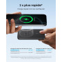 Anker Nano Batterie Externe Magsafe certifiée Qi2 15W magnétique Ultra-Fine 5000 mAh, Rapide, Ergonomique et Compatible MagSafe,