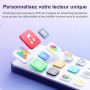 Fanvace Lecteur MP3 16 Go avec Bluetooth et WiFi, 2000 mAh Lecteur MP3 MP4 avec écran Tactile 4" et Haut-Parleur, lecteurs de Mu