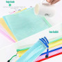 MerryNine Zipper Pouch Document Bag(5 Colors30 Pack) Letter Size Waterproof Document Pouch for School Office Supplies Cross Stit