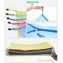 MerryNine Zipper Pouch Document Bag(5 Colors30 Pack) Letter Size Waterproof Document Pouch for School Office Supplies Cross Stit