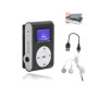 Zunate Lecteur MP3, Mini-écran LCD Portable Lecteur de Musique MP3 Lecteur MP3 Numérique avec Lecteur de Musique à Clip de Sport