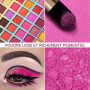 Palette de fard à paupières 99 couleurs, palette de maquillage de fusion de couleurs arc-en-ciel scintillantes mates, fard à pau
