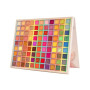 Palette de fard à paupières 99 couleurs, palette de maquillage de fusion de couleurs arc-en-ciel scintillantes mates, fard à pau