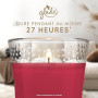 Glade Bougie Vegan Parfum Infusé Huiles Essentielles - Nouvelle Formule Sans Huile De Palme - Cosy Apple & Cinnamon - 1 Bougie