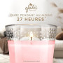 Glade Bougie Parfumée – Certifiée Vegan – Parfum I Love You - Infusé aux Huiles Essentielles –Formule Sans Huile de Palme – dure