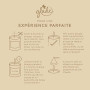 Glade Bougie Parfumée – Certifiée Vegan – Parfum I Love You - Infusé aux Huiles Essentielles –Formule Sans Huile de Palme – dure