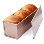VINATO Moule Pain de Mie, Moule Pain de Mie avec Couvercle, 32 x 12 x 11,5cm-Capacité 1000 g de Pâte, Rectangulaire Moule a Brio