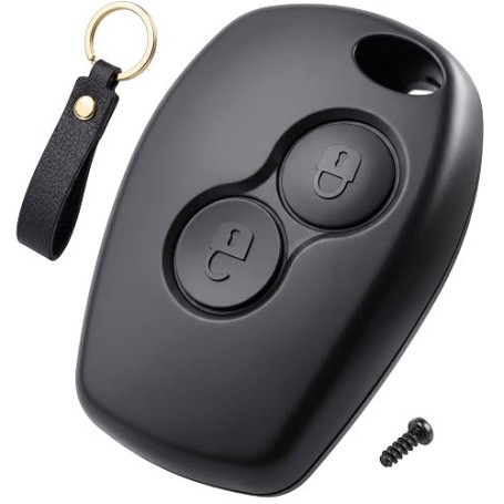 ANGOFIZ Coque Clé Télécommande Compatible avec Renault Clio 3, Master 3, Kangoo 2, Twingo 2, Wind, Trafic 2, Modus pour cle Clio
