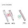 ANGOFIZ Coque Clé Télécommande Compatible avec Renault Clio 3, Master 3, Kangoo 2, Twingo 2, Wind, Trafic 2, Modus pour cle Clio