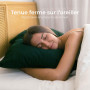 Taie Oreiller 50x70 Coton Renforcé (Set de 2) - Vert - Tissage serré de 57 Fils/cm² - Taie Oreiller 50 x 70 cm- Certifié Oeko Te