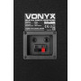 VONYX SL8 Pack 2 Enceintes Passives 8" (800 W Max), Sonorisation DJ Compacte et Puissante, Système Sono 2-Voies avec Poignées et