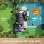 MOVA LiDAX Ultra 1600 Robot Tondeuse sans Fil périphérique avec 4G, Recommandé 1600 m², Cartographie IA & LiDAR 3D 360° sans RTK