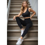 Merlvida Legging de Sport Femme Taille Haute Pantalon de Jogging avec Poches Leggings Push Up Opaque Gym Running Yoga Fitness Gr