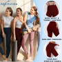 Merlvida Legging de Sport Femme Taille Haute Pantalon de Jogging avec Poches Leggings Push Up Opaque Gym Running Yoga Fitness Gr