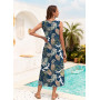 PLOKNRD Robe Longue Femme Été - Robe sans Manches Maxi Plage à Boutons avec Poches - Robe Décontractée Tank Top pour Vacances