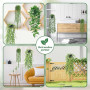 Der Rose 4 Pcs Plante Artificielle Tombante,Plantes Artificielles Interieur et Exterieur,Fausse Plante Convient pour Décorer le